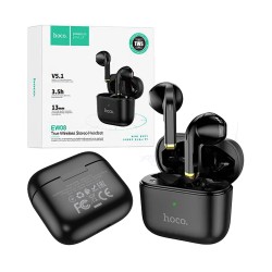 Hoco True Wireless Earbuds EW08 Studious Bluetooth V5.1 Black Hoco True Wireless Earbuds EW08 Studious Bluetooth V5.1 Black